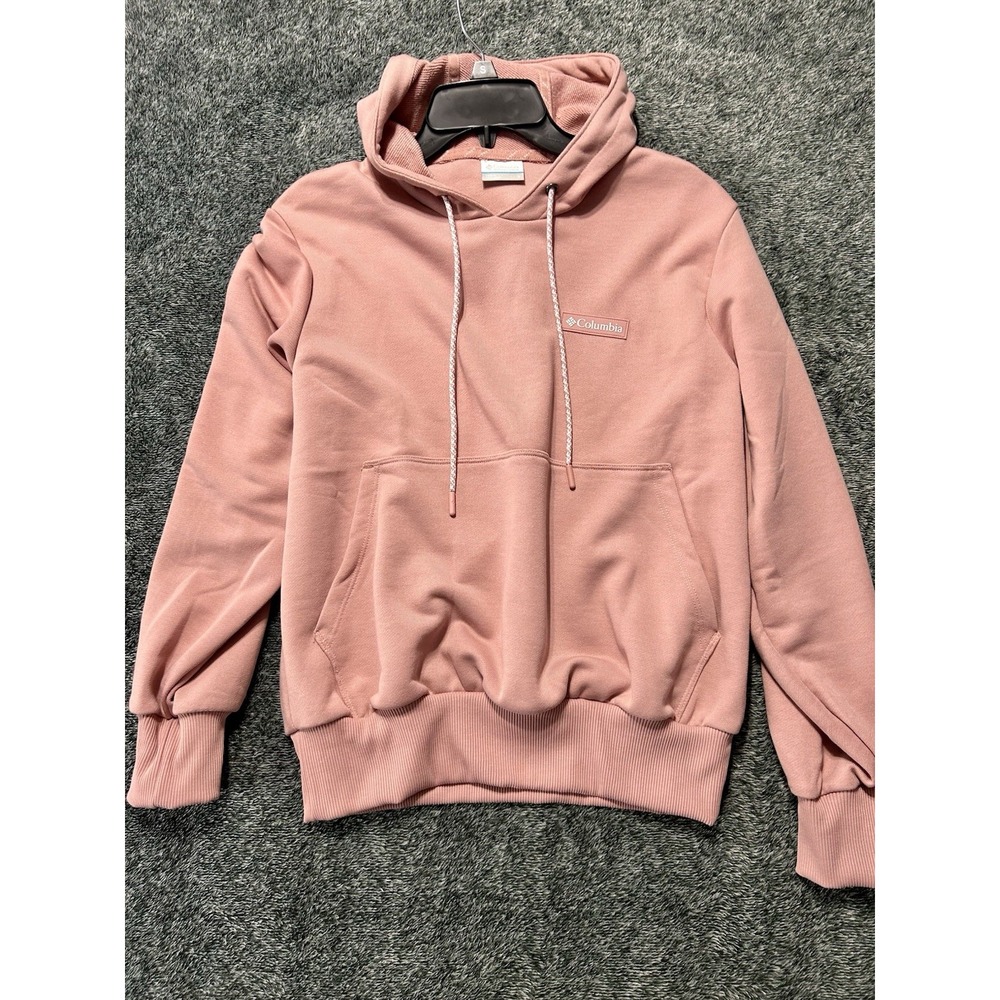 Columbia Women's Small Pink/Mauve Marble Canyon French Terry Hoodie (I2)